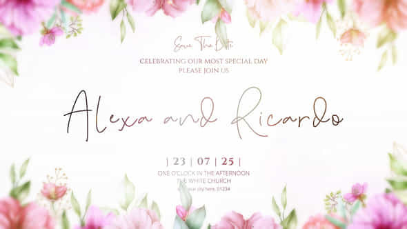 Wedding Intro - VideoHive 58671766