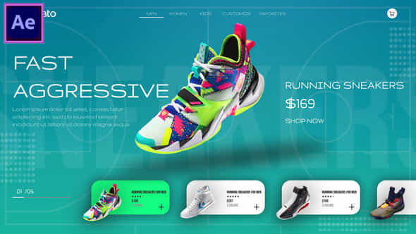 Sneaker Sport Shoe - VideoHive 45069433