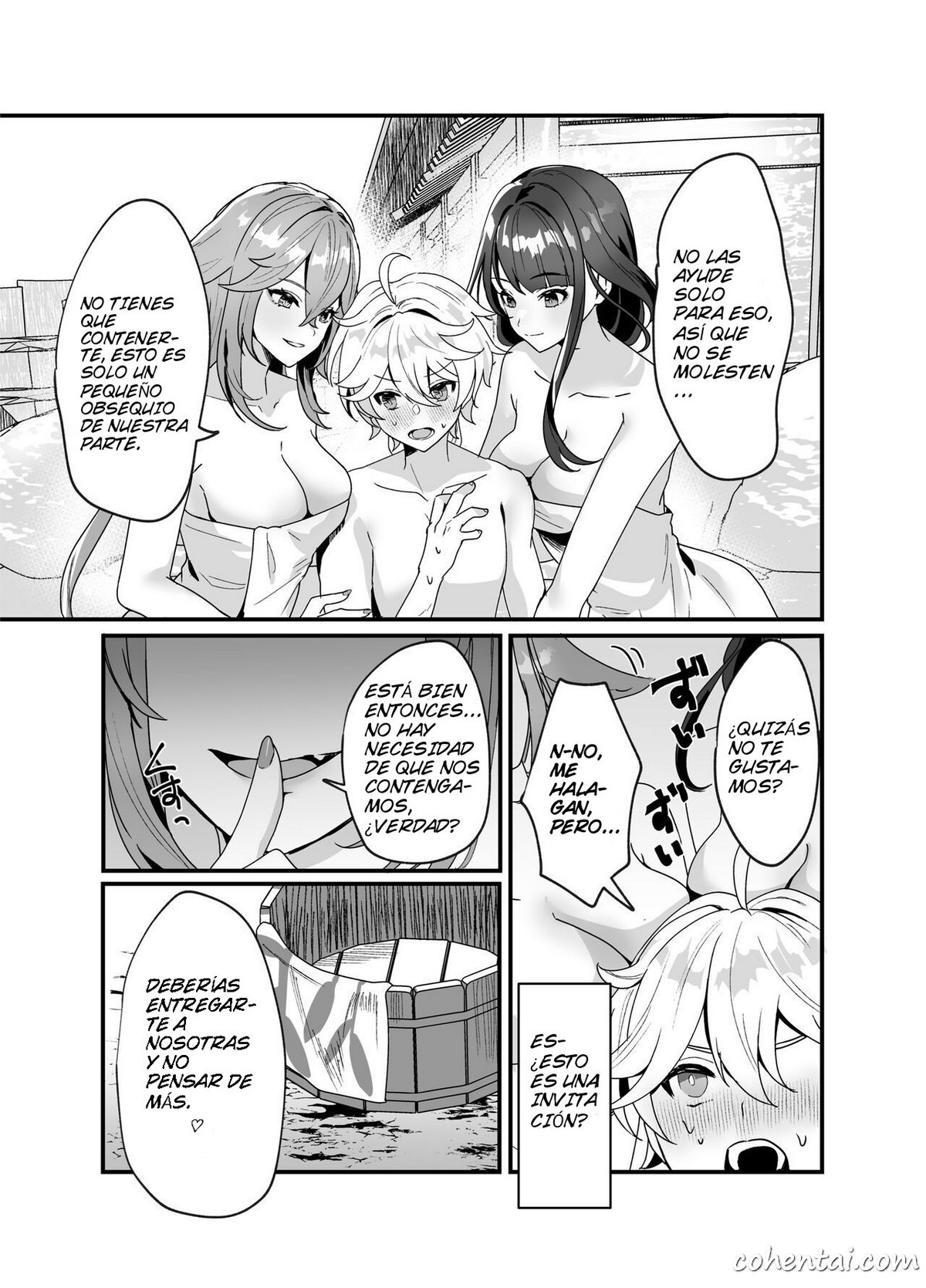 Inazuma Shippori Onsen Kyuuka (Genshin Impact) manga hentai xxx español