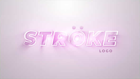 Clean Stroke Logo - VideoHive 30348856