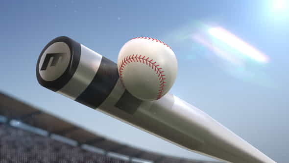 Baseball Logo On Bat - VideoHive 22650766