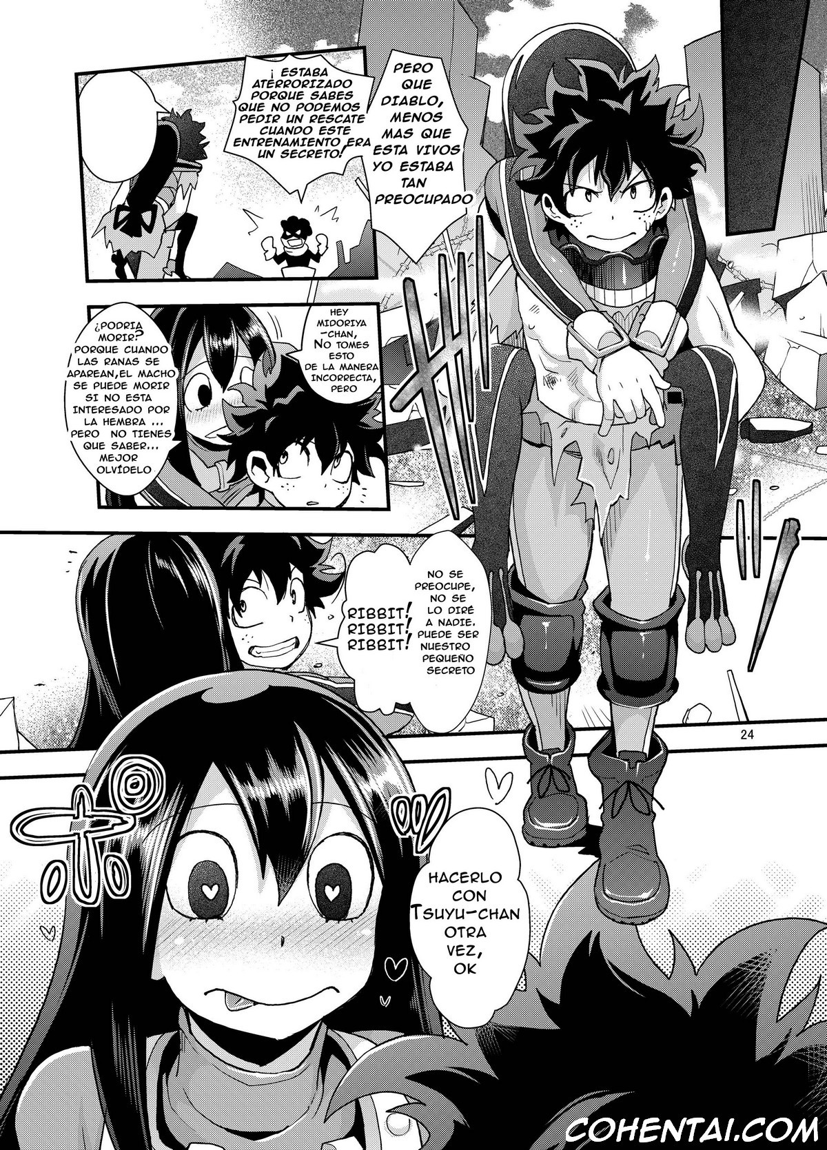 Tsuyu-chan to… Shite (Boku no Hero Academia) xxx comics manga porno doujin hentai español sexo 