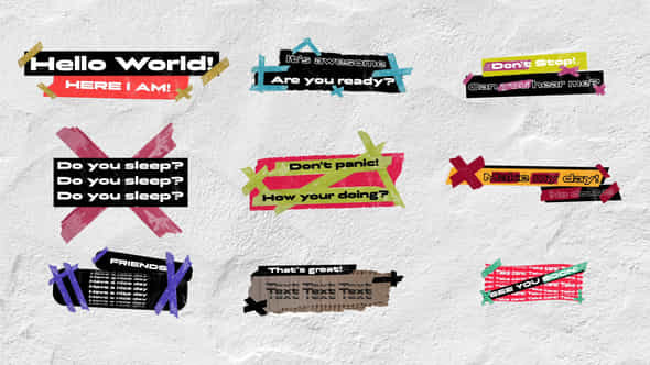 Grungy Kinetic Titles - VideoHive 58051697