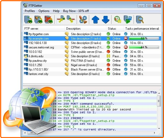 FTPGetter 5.97.0.285 Repack & Portable by 9649