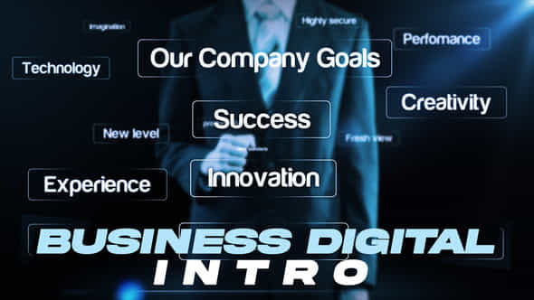 Business Digital Intro - VideoHive 55256044