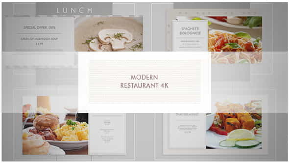 Modern Restaurant New Cafe Chefs - VideoHive 16297909