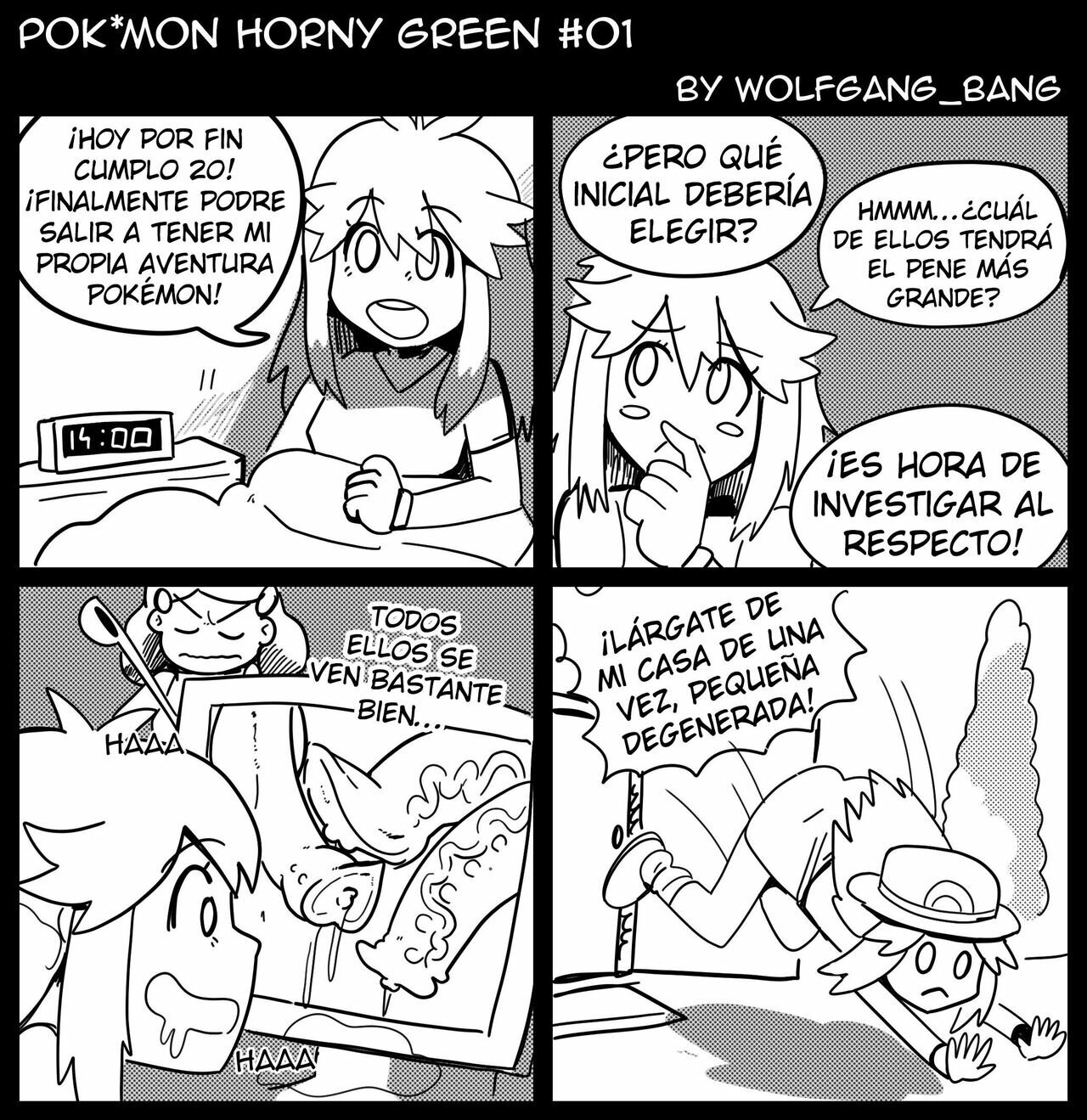 Pokemon HornyGreen by Wolfrad Senpai - 1