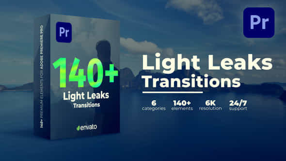 Light Leaks Transitions - VideoHive 43979318