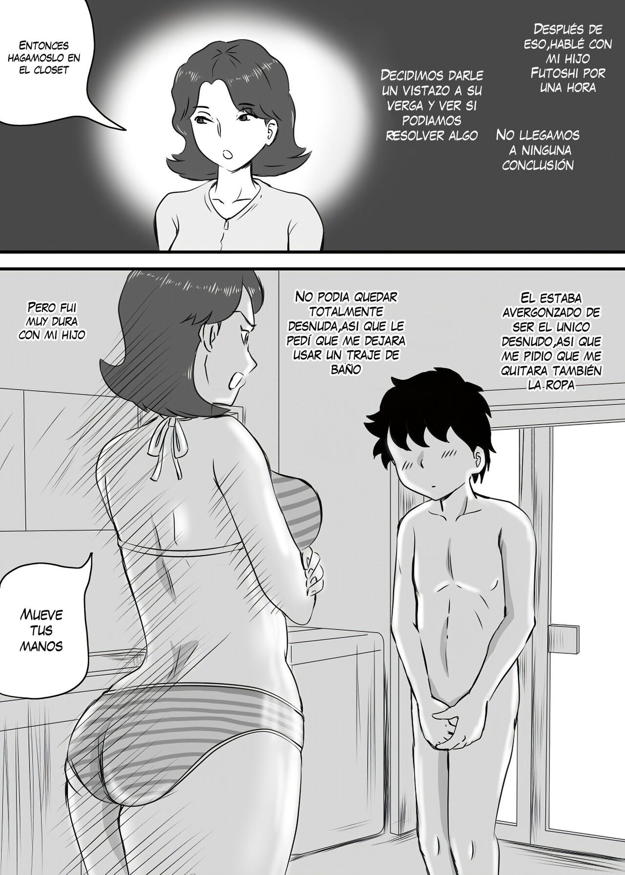 [Momoziri Hustle Dou] Okaa-san to Tanshou Musuko [Spanish] (