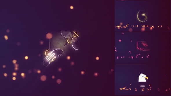 Bouncing Particles Logo Pack - VideoHive 11955522