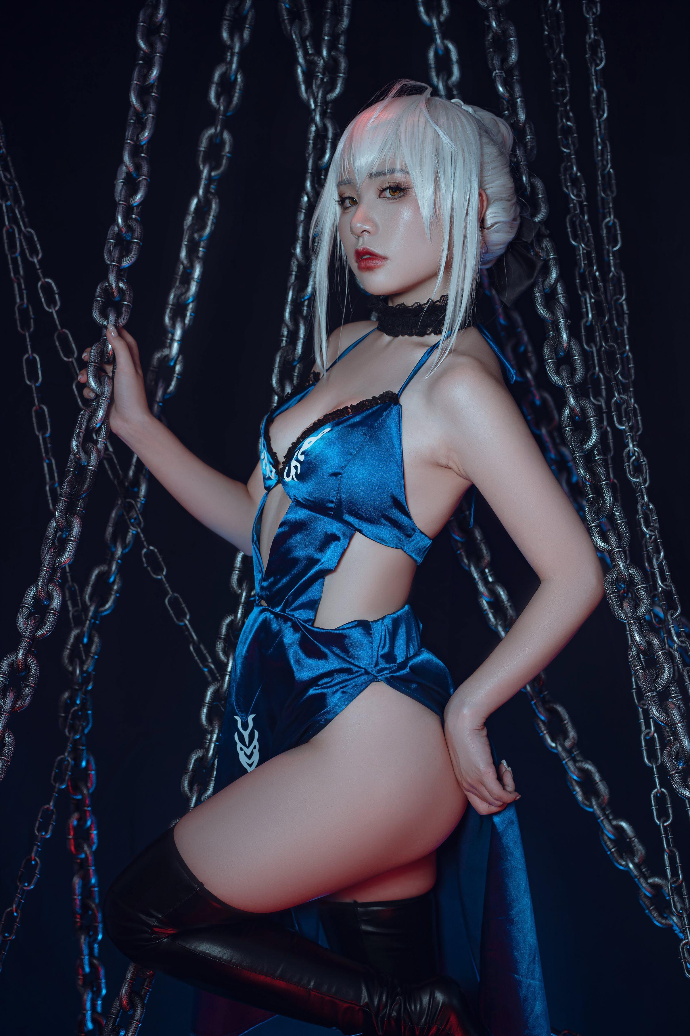 爆机少女喵小吉 Nekokoyoshi - 七月 Fate stay night 黑呆 - Saber Alter(29)