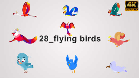 Flying Birds - VideoHive 24631375