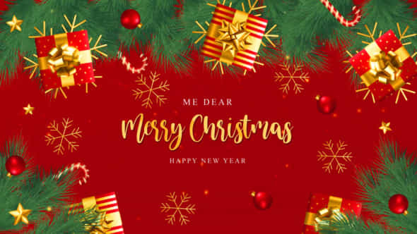 Merry Christmas Intro - VideoHive 48624588