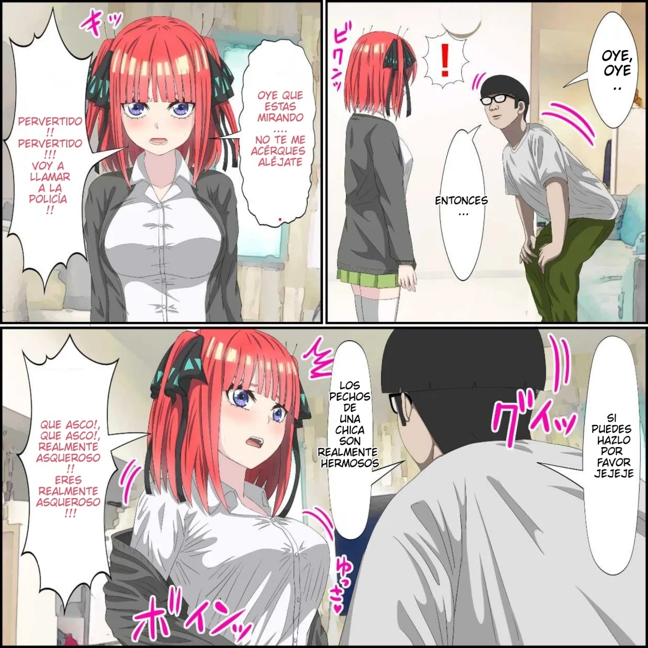 An app that lets you have sex with anime characters Gotoubun no hanayome Nino Nakano 1 - 4