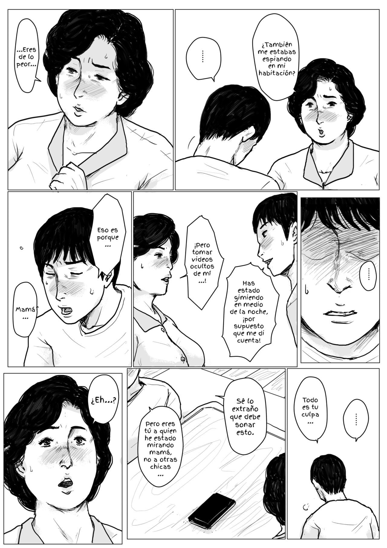 [Oozora Kaiko (kaiko)] Haha ni Koishite Remake Ban 1 [Spanish] [Ayanokoji el pelao]