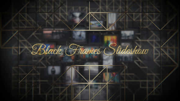 Black Frames Slideshow - VideoHive 45716243