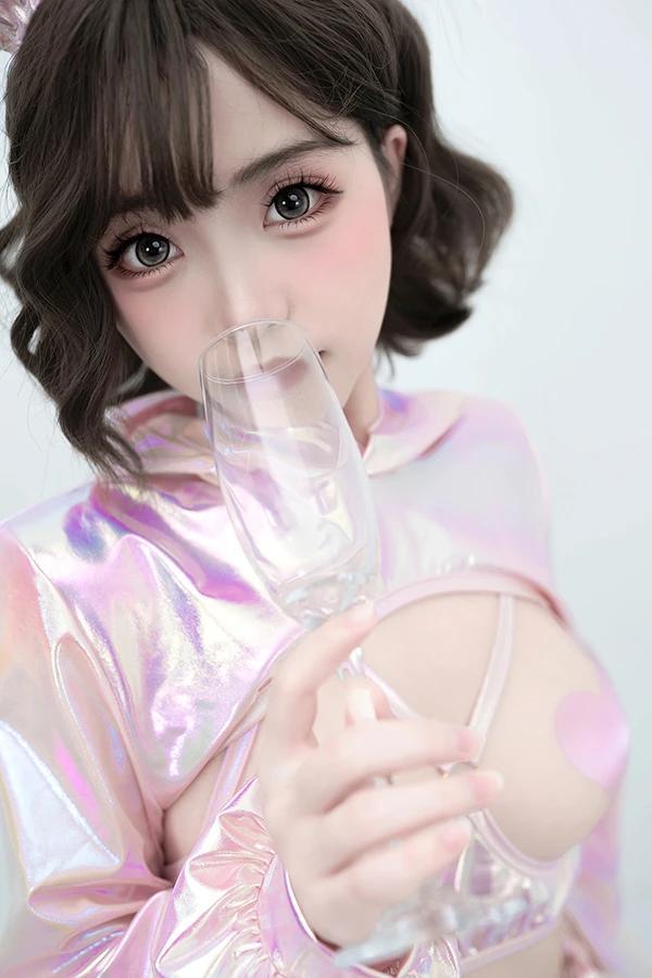 高质量coser@Bangni邦尼 粉色兔兔(5)