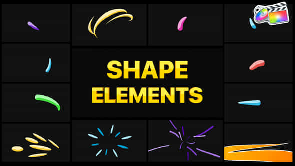 Shape Elements Pack - VideoHive 36865381