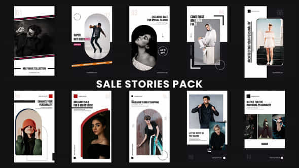 Sale Stories Pack - VideoHive 38602509