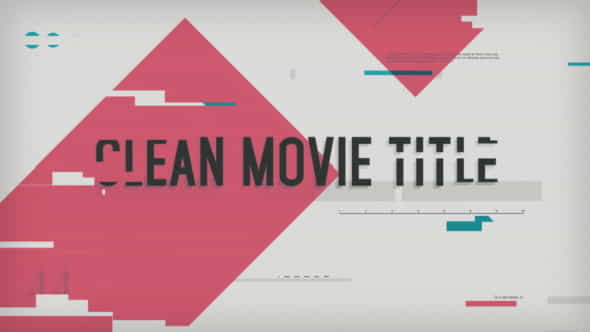 Clean Movie Title - VideoHive 8526699