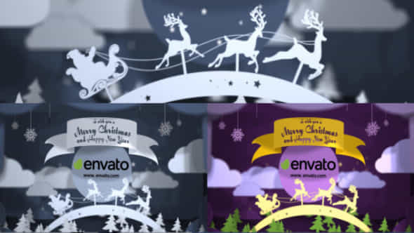 Christmas Paper Theather - VideoHive 13718394