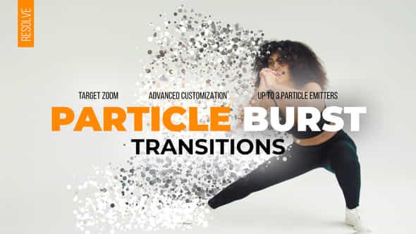 Particle Burst Transitions - VideoHive 53711725