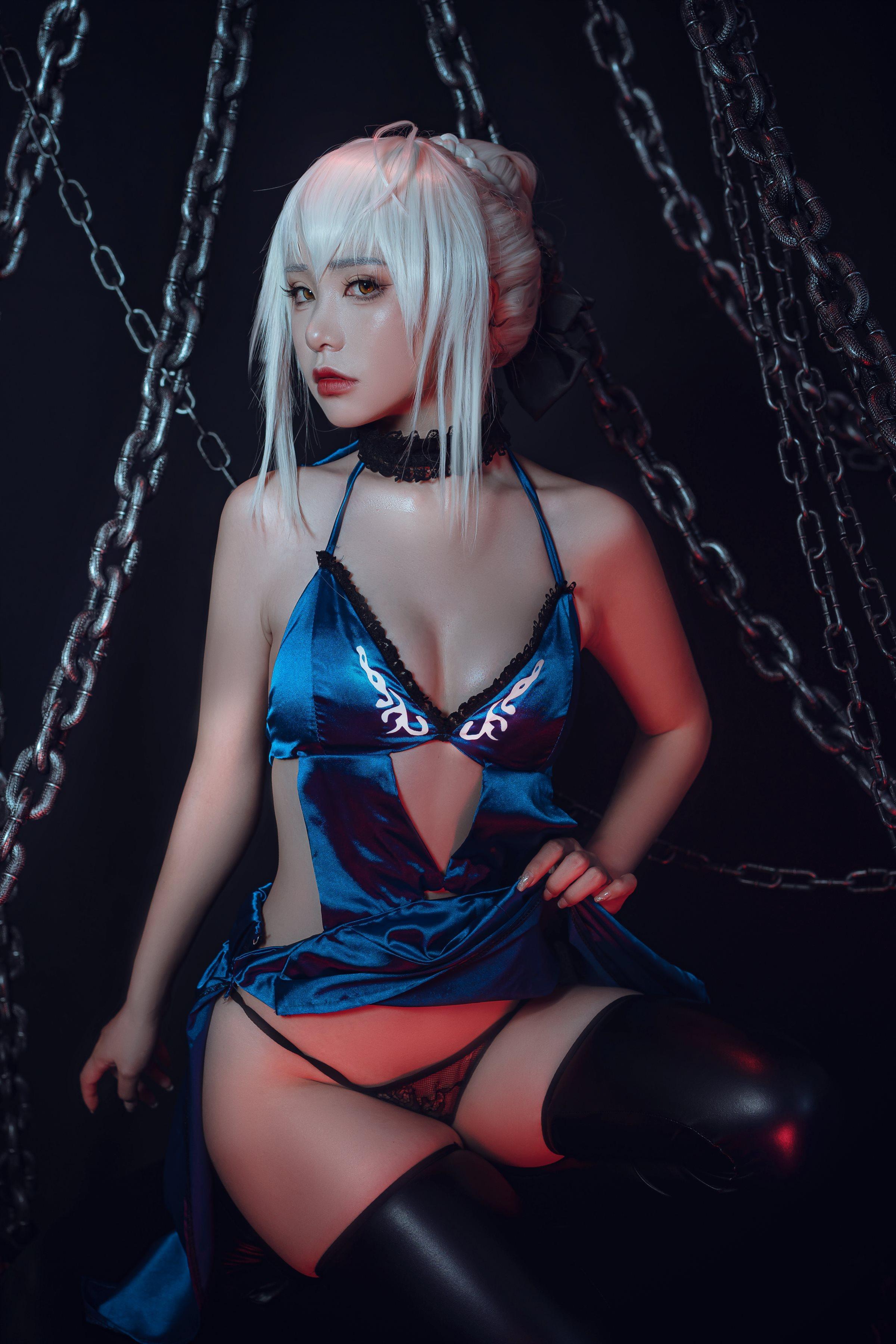 爆机少女喵小吉 Nekokoyoshi - 七月 Fate stay night 黑呆 - Saber Alter(6)