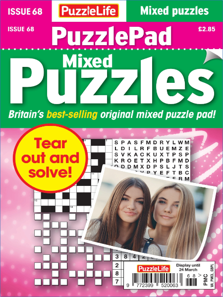 PuzzleLife PuzzlePad Puzzles – 24 February 2022