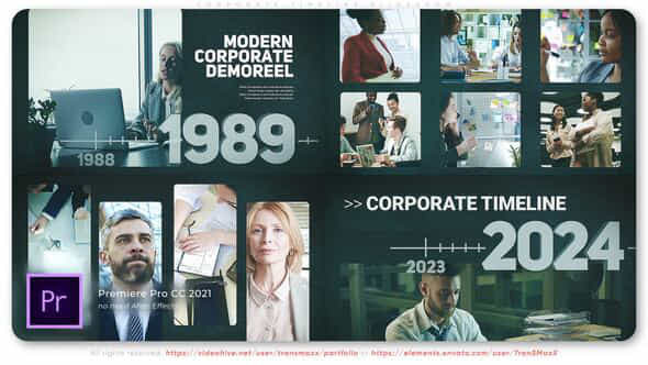 Corporate Timeline Slideshow - VideoHive 52794352