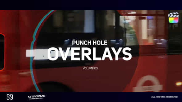 Punch Hole Overlays Vol 03 For Final Cut Pro X - VideoHive 50159126