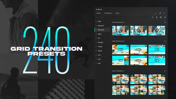 Grid Transitions For Premiere Pro - VideoHive 48865562