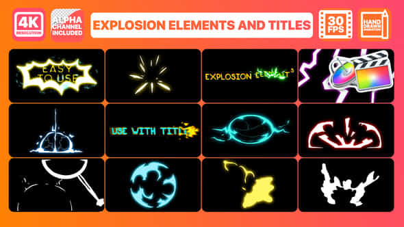 Explosion Elements - VideoHive 28740566