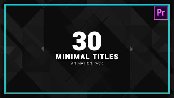 Minimal Titles - VideoHive 22170265