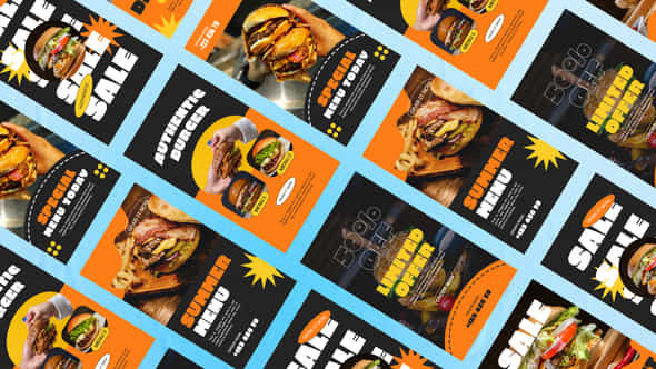 Telkom Burger Instagram - VideoHive 47916444