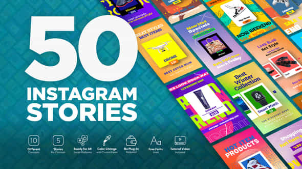 Ecommerce Instagram Stories - VideoHive 49002268