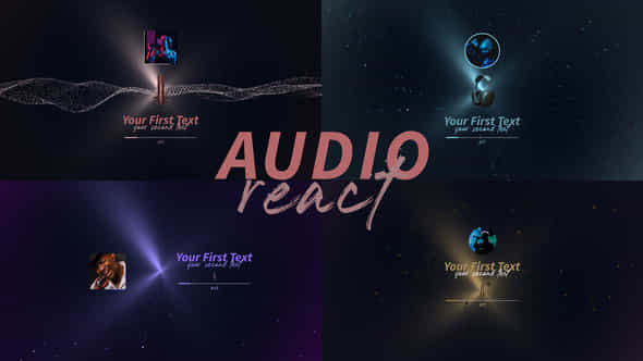 Audio React Music Visualizer - VideoHive 46647016