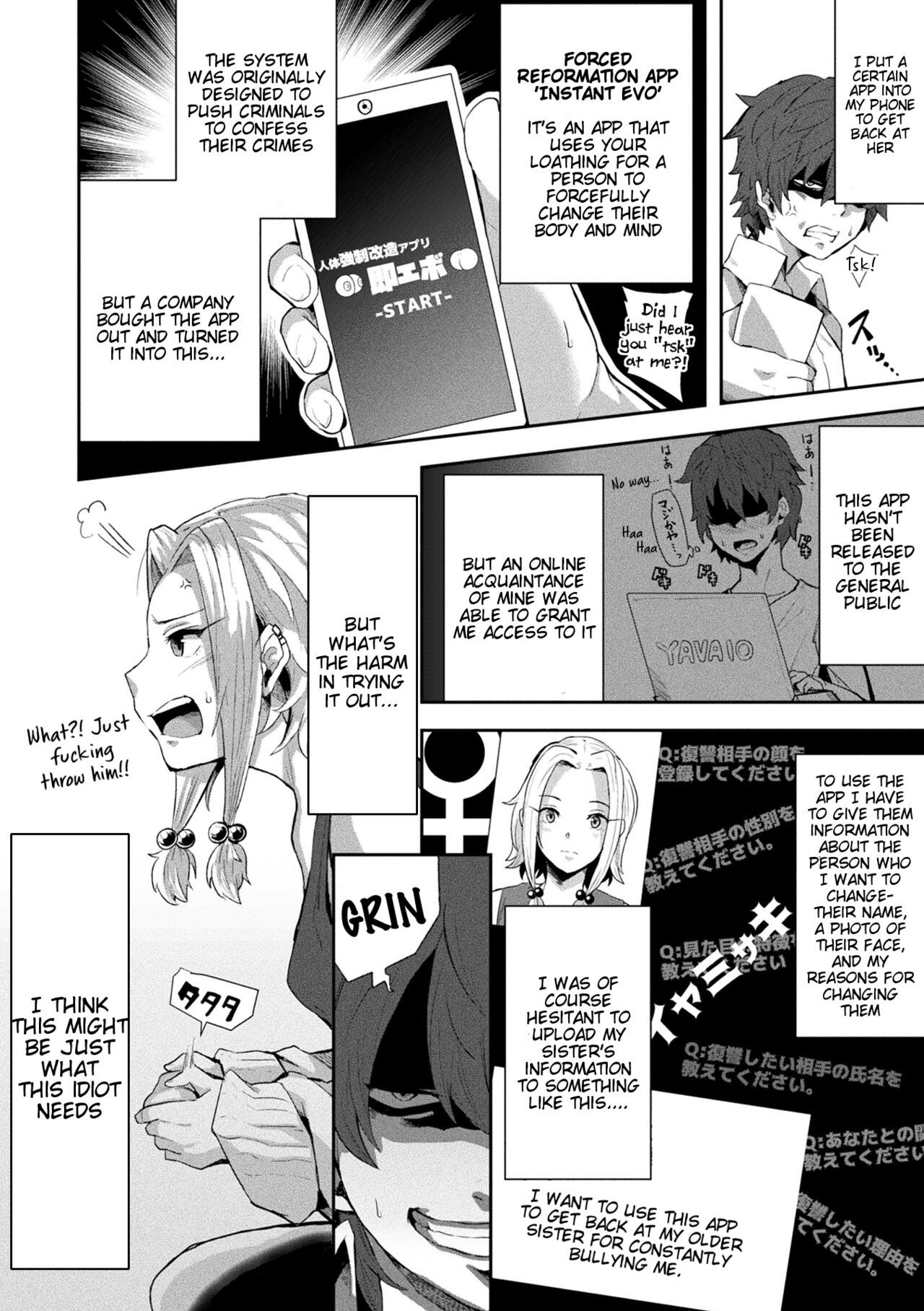 [41] Revenge Sex with a World-Changing App - Joutai Henka Kaizou App de Gyakushuu Ecchi (Chapter 1-4) [English] [Tigoris Translates]