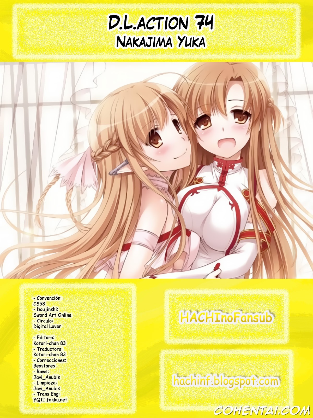 D.L. action 74 (Sword Art Online) xxx comics manga porno doujin hentai español sexo 