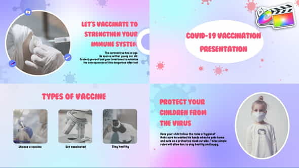 Covid-19 Vaccination Presentation for FCPX - VideoHive 35493414