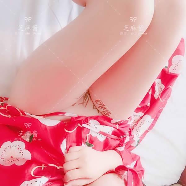 极品网络红人芝麻酱和服兔尾巴无圣光套图(27)