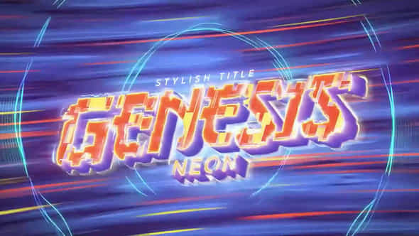 Neon Genesis Intro - VideoHive 46527209