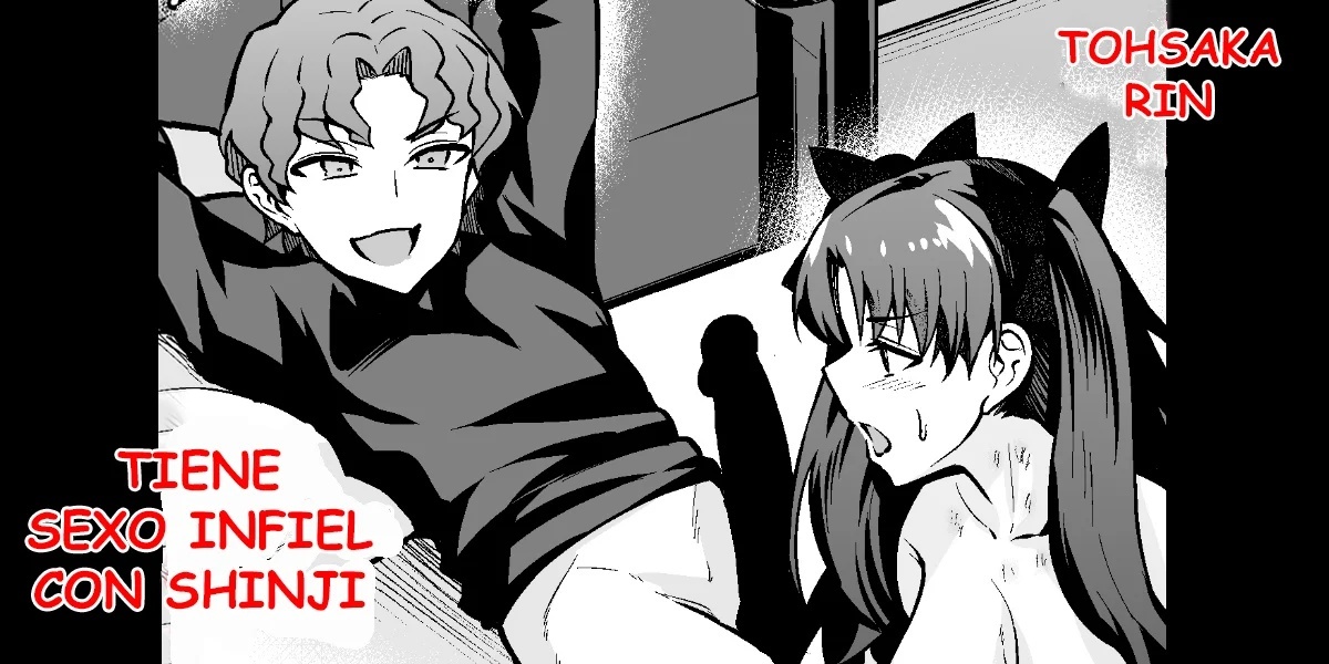 Rin Tohsaka tiene sexo infiel con Shinji - 0
