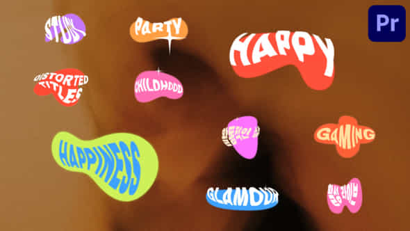 Distorted Titles For Premiere Pro - VideoHive 51767689
