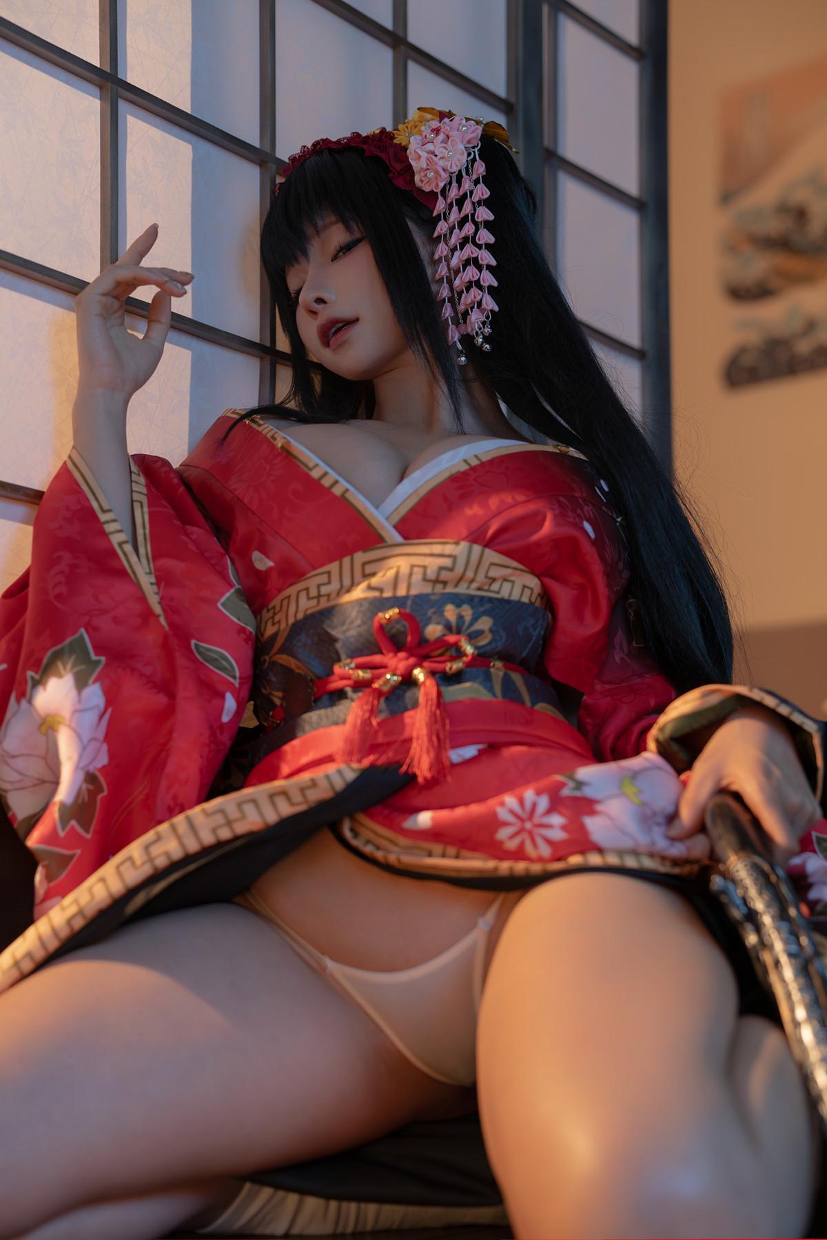 Cosplay 蠢沫沫Chunmomo 狂三和服 Kurumi Set.01(26)