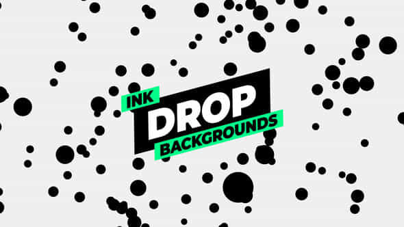 Ink Drop Backgrounds - VideoHive 52002489