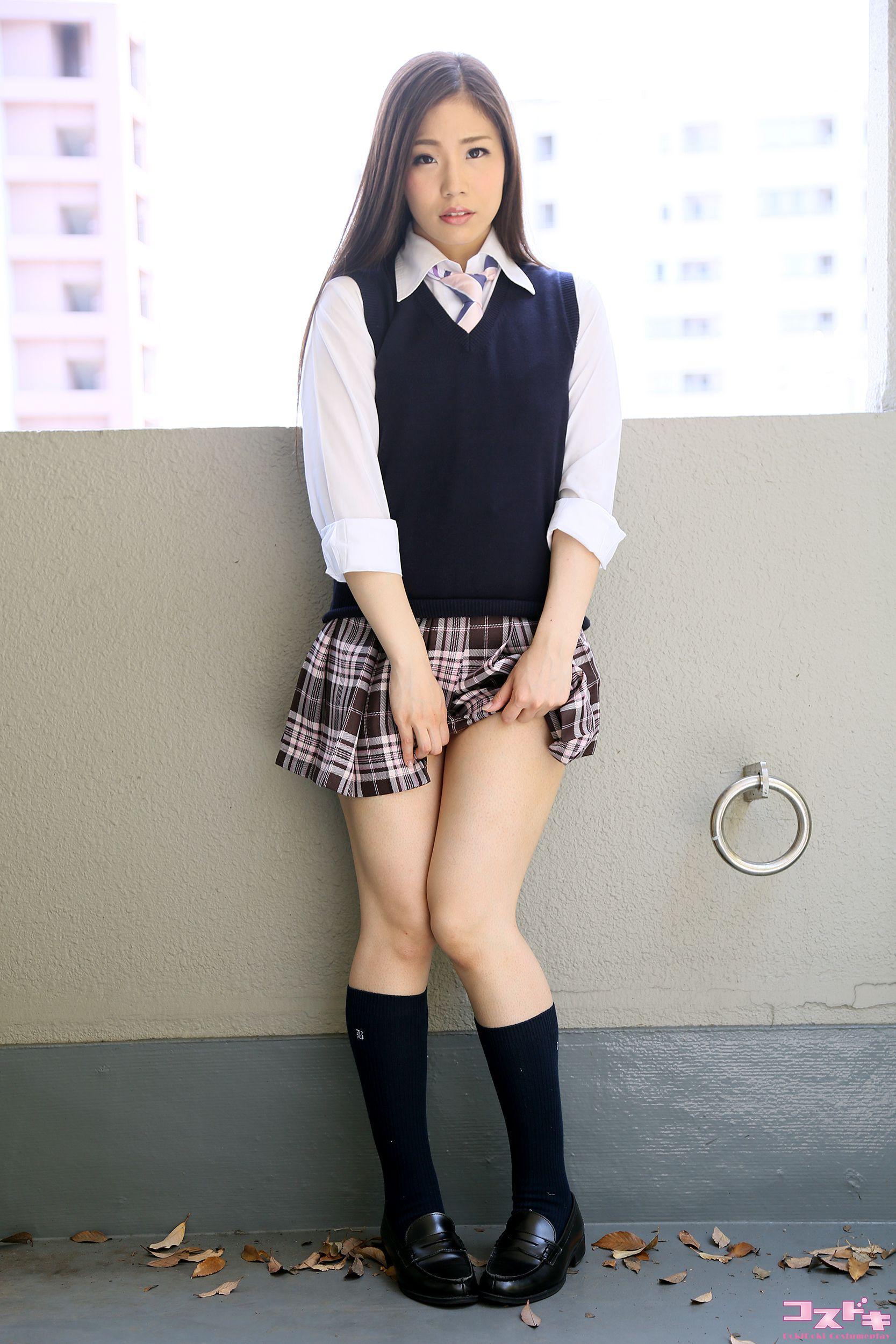 [Cosdoki] Haruka Yuzuki 柚木はるか yuzukiharuka_pic_seifuku2 写真集(27)