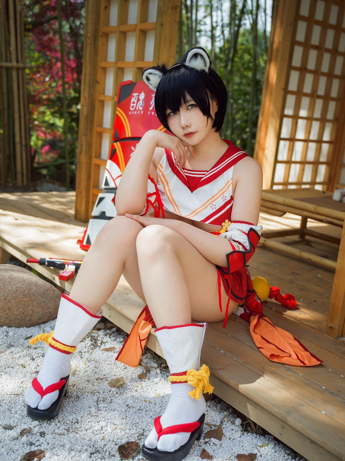 Cosplay 麻花麻花酱 椿 Tsubaki(22)