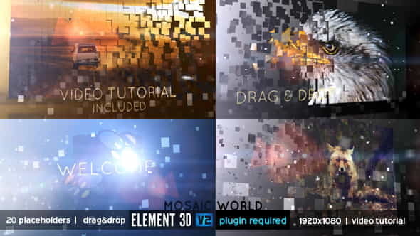 Mosaic World - VideoHive 13693040