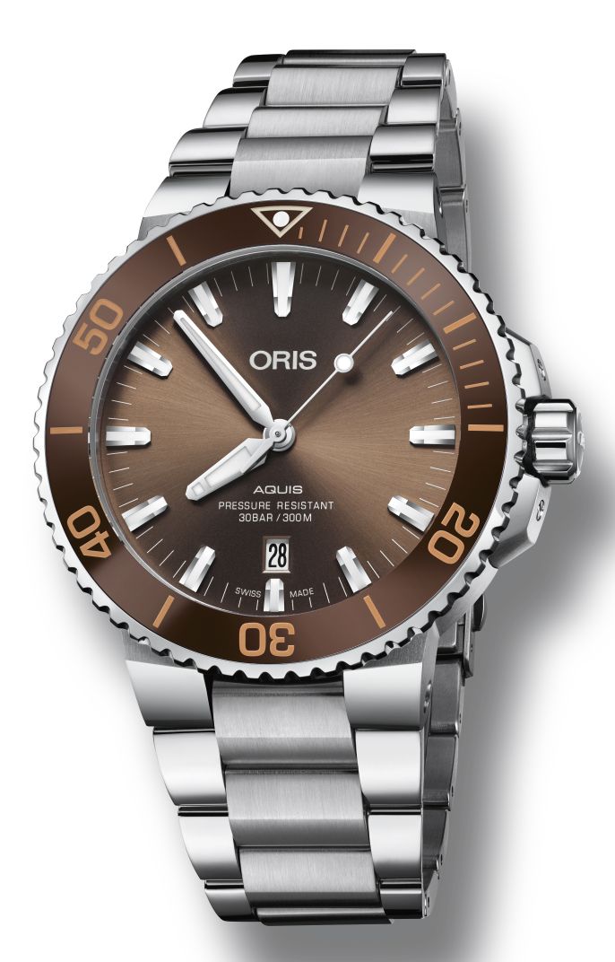 Oris's new Aquis Date Brown and Green QWT4R5oS_o