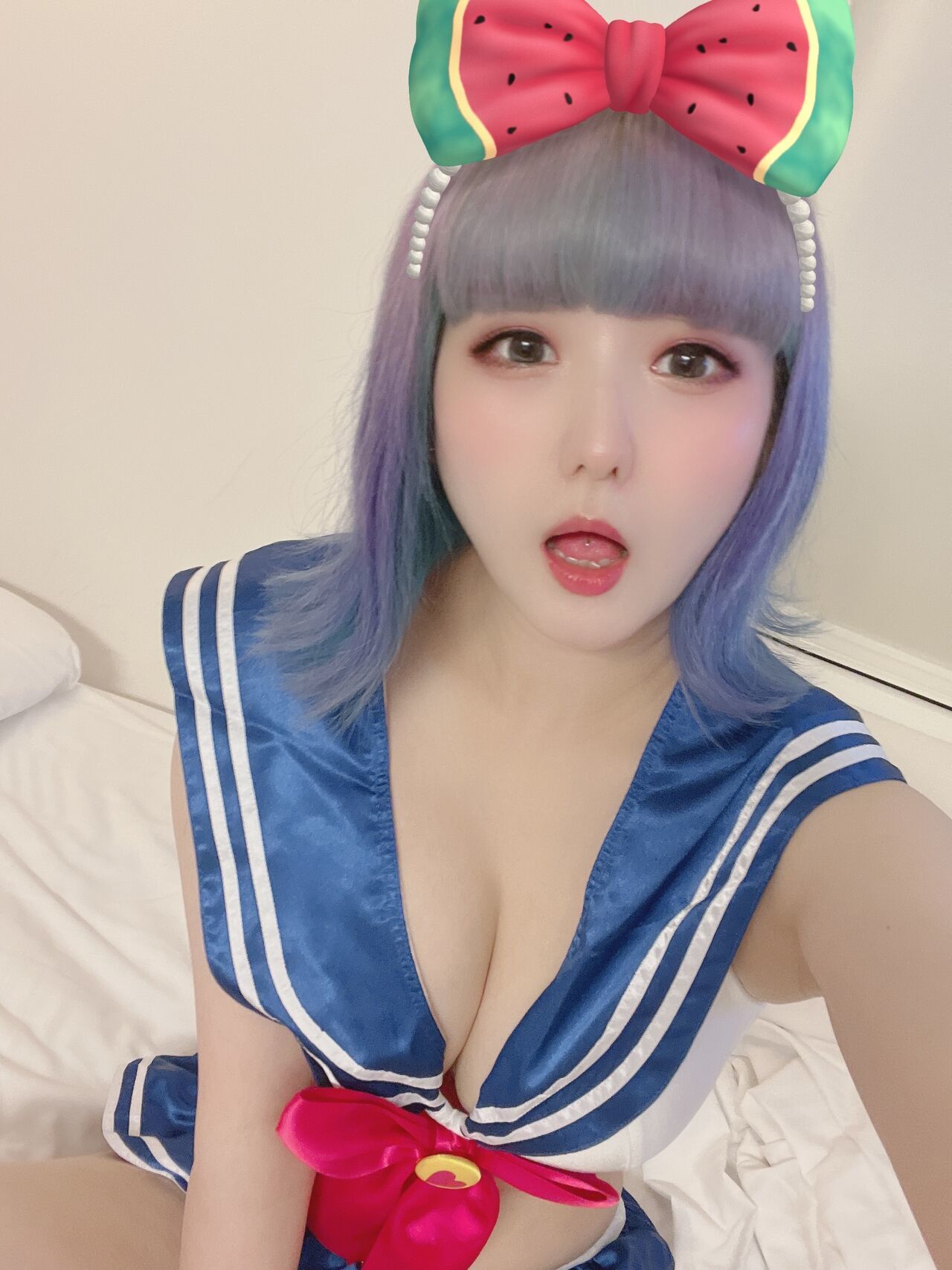 Akasaki Karin - Sailor Moon swimsuit